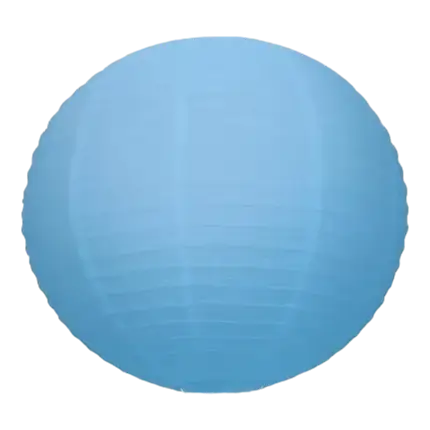 Japanese lantern light blue 35cm