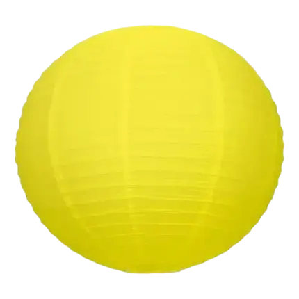 Yellow Japanese lantern 35cm