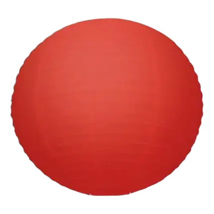 Red Japanese lantern 35cm