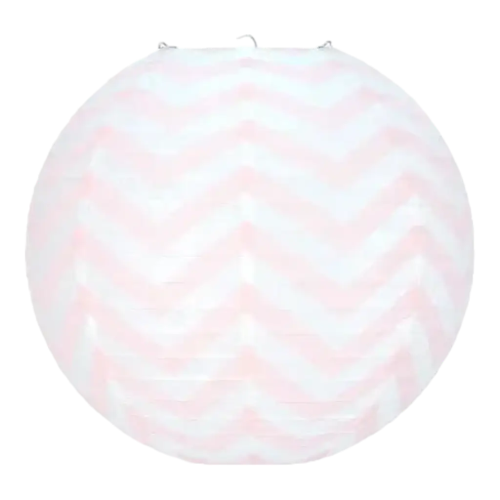Japanese herringbone lantern light pink 35cm
