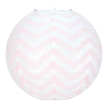 Japanese herringbone lantern light pink 35cm