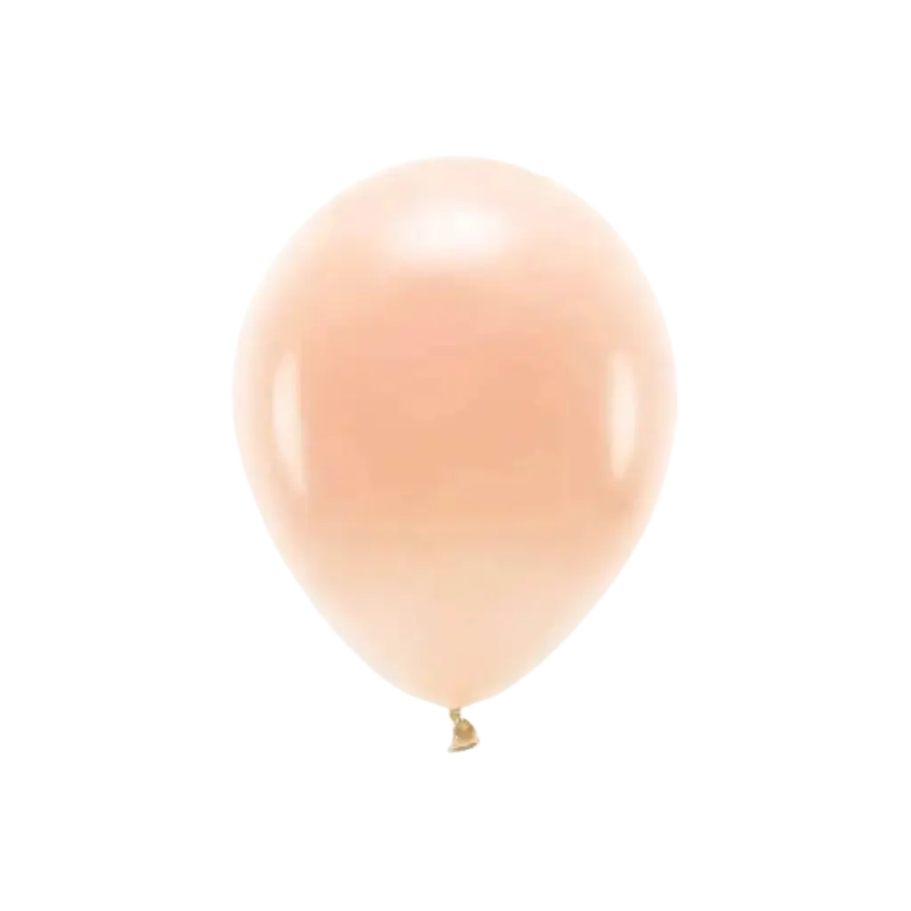 Pack of 100 Pastel Biodegradable Balloons Peach