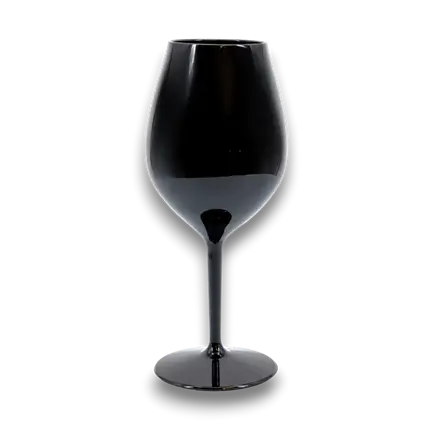 REDONE wine glass black 51cl (Tritan)