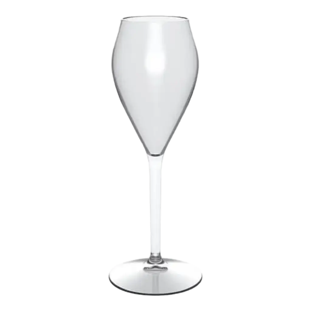 Champagne flute PERLAGE MINI transparent 16cl (Tritan)