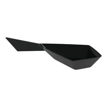 Black plastic Diamond jar - Set of 30