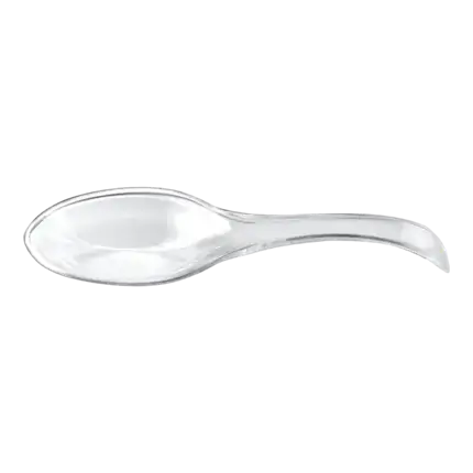 Transparent plastic spoon glass - Set of 30