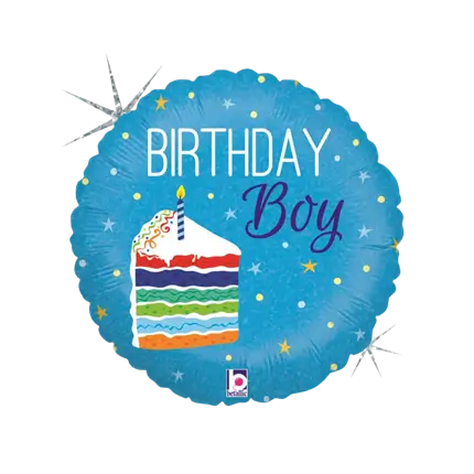 Birthday Boy balloon blue ø45cm