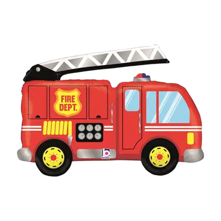 Giant Balloon Fire Truck 102cm