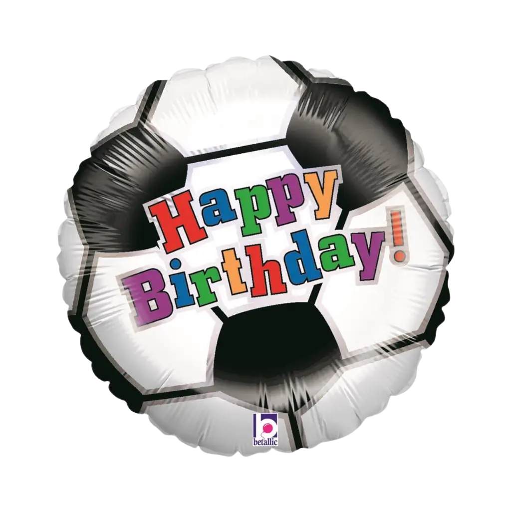 Happy Birthday Football ø45cm