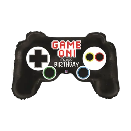 Birthday Helium Balloon Playstation Controller 91cm