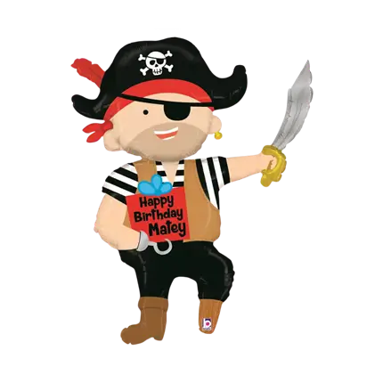 Pirate Birthday Balloon 112cm