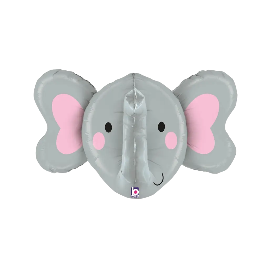 3D Elephant Head Balloon 86cm