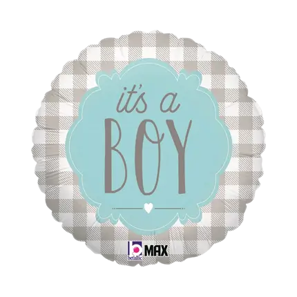 Plaid balloon Its a Boy ø45cm