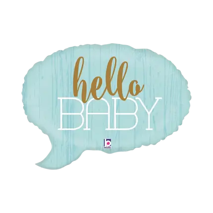 Hello Baby blue bubble ball 61cm