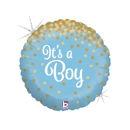 It's a Boy Blue Balloon Brilliant ø45cm