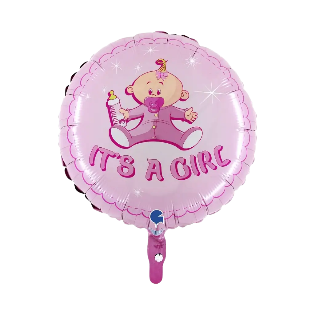 Baby balloon "It's a Girl" ø45cm
