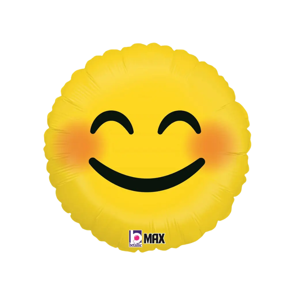 Emoji Balloon Yellow Smiley ø45cm