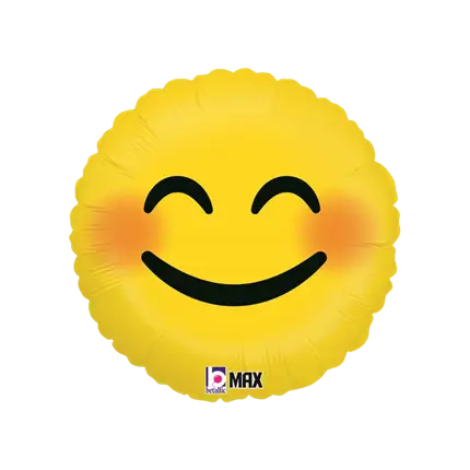 Emoji Balloon Yellow Smiley ø45cm