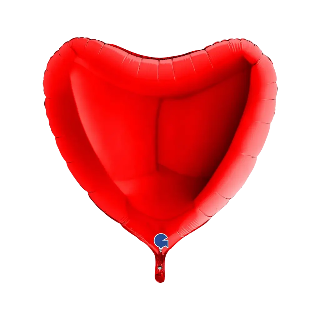 Giant Red Heart Balloon 91cm
