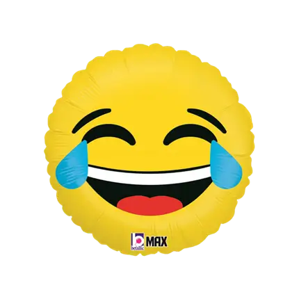 Yellow Emoji Balloon LOL ø45cm