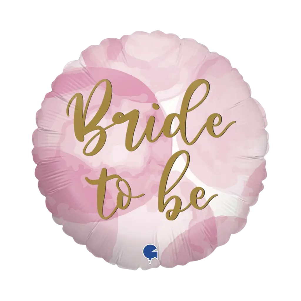 Bride to Be Gold Balloon Pink Effect ø45cm