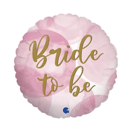 Bride to Be Gold Balloon Pink Effect ø45cm