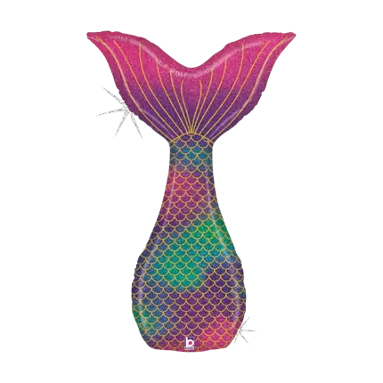Mermaid tail balloon 117cm