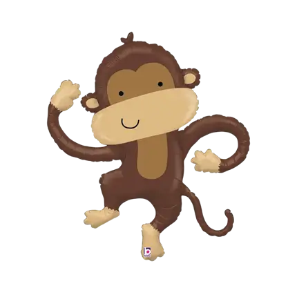 Helium Balloon Monkey 102cm