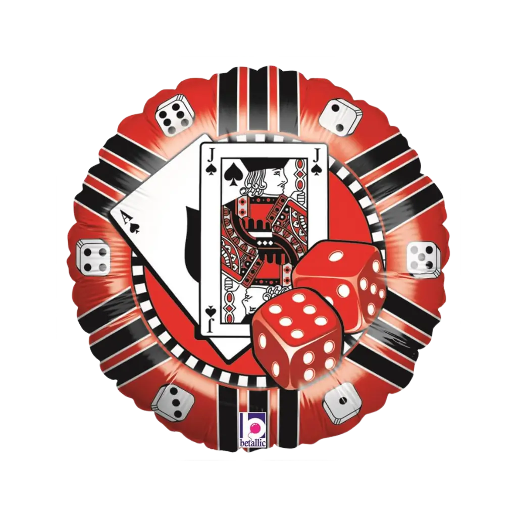 Casino balloon ø45cm