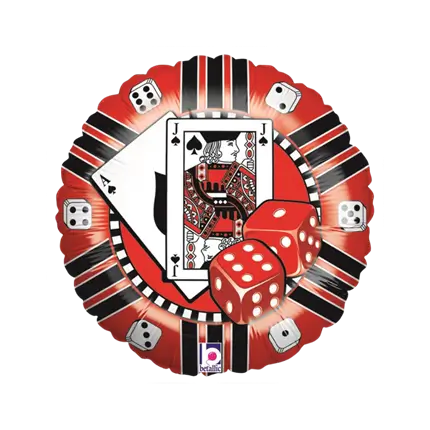 Casino balloon ø45cm