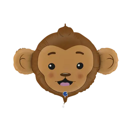 Monkey head balloon 91cm