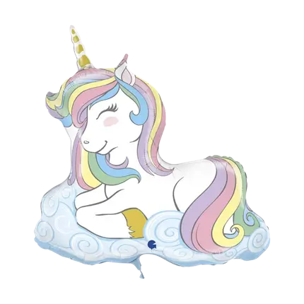 Unicorn Balloon Macaron 99cm