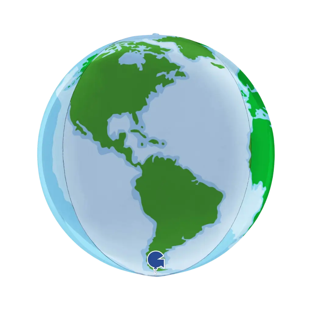 4D Planet Earth balloon ø38cm