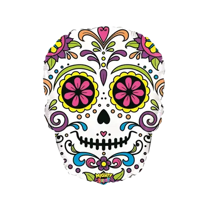 Dia de los Muertos Head Balloon 69cm