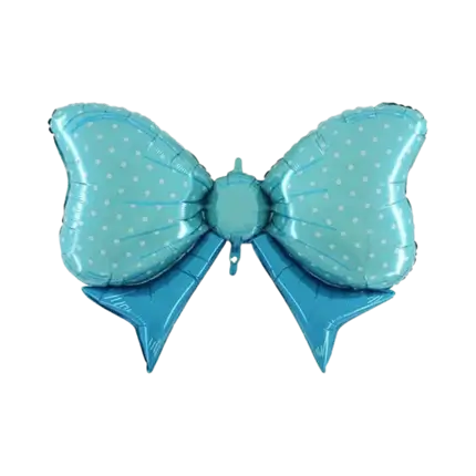 Bow Tie Balloon Blue 109cm