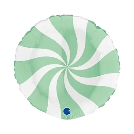 Aluminium Pacifier Ball White and Green Matt 46cm