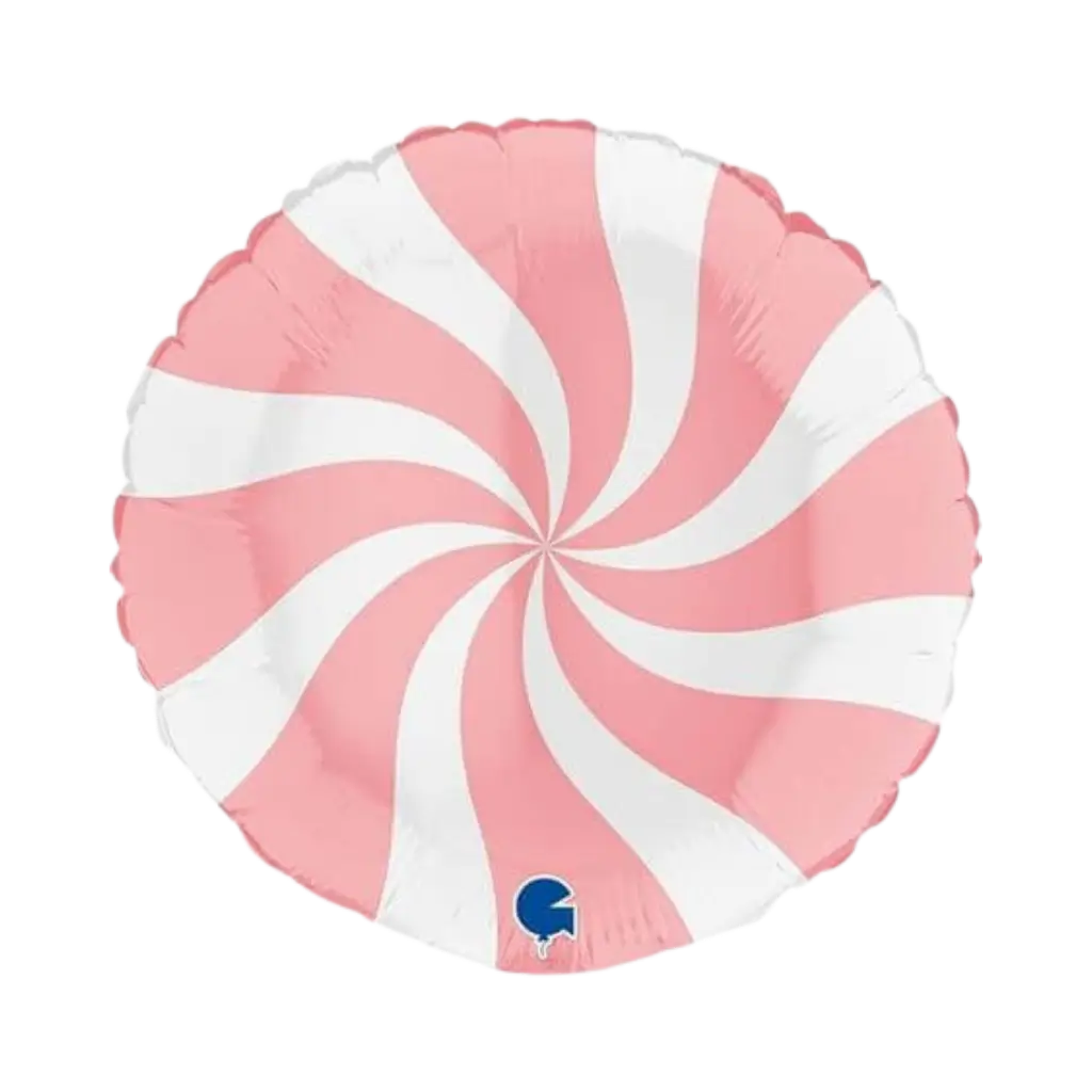 Aluminium Balloon Pacifier White and Pink Matt 46cm