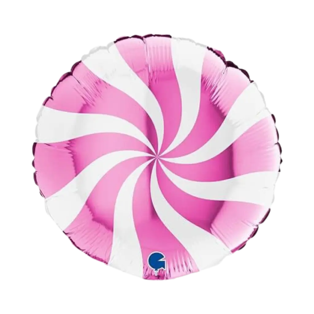 Aluminium Balloon Pacifier White and Pink 46cm