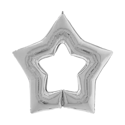 Linky Silver Star Balloon122cm