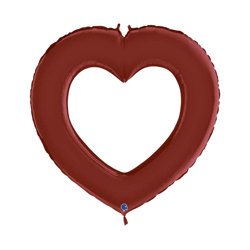 Linky Heart Balloon Satin Red 104cm