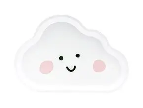 Paper plate in the shape of a cloud (Set of 6)