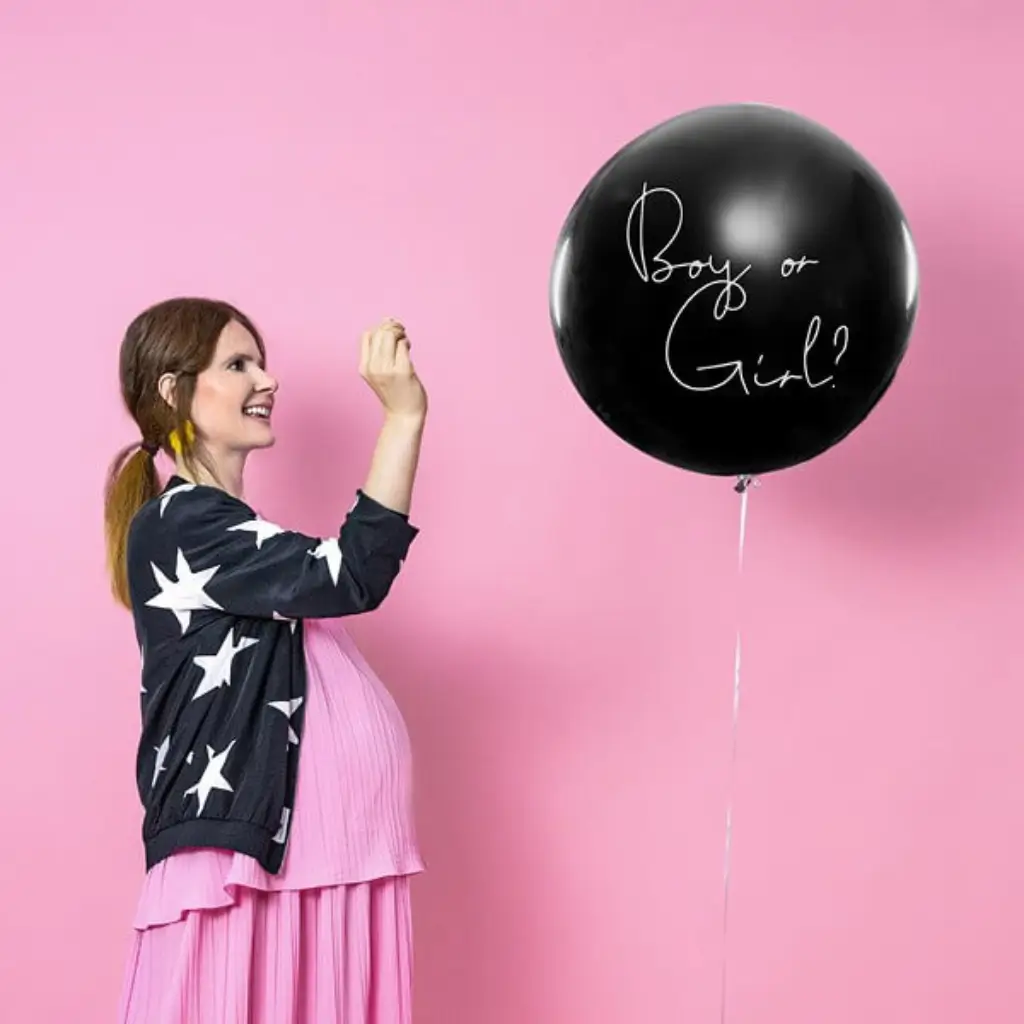 Gender Reveal Girl confetti balloon