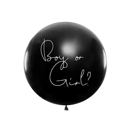 Gender Reveal Girl confetti balloon