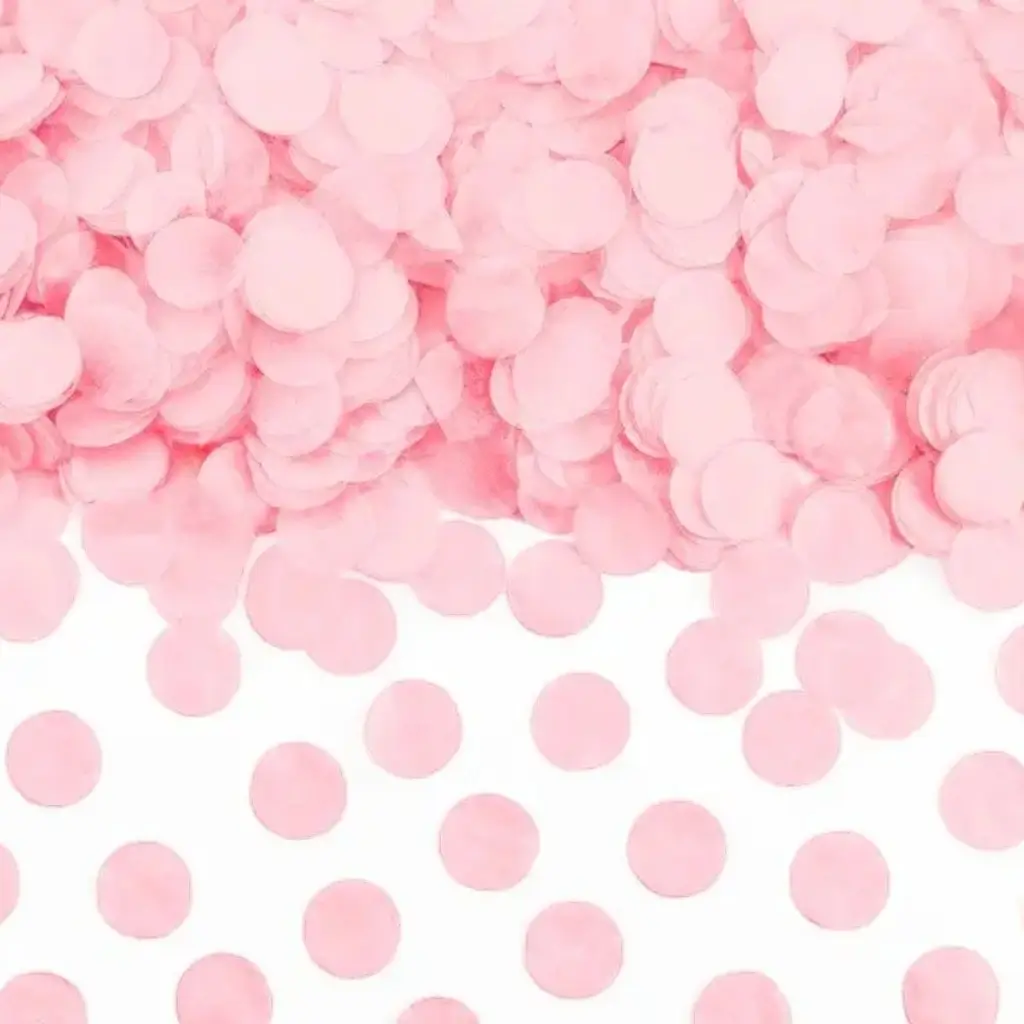 Light pink round confetti (15gr)