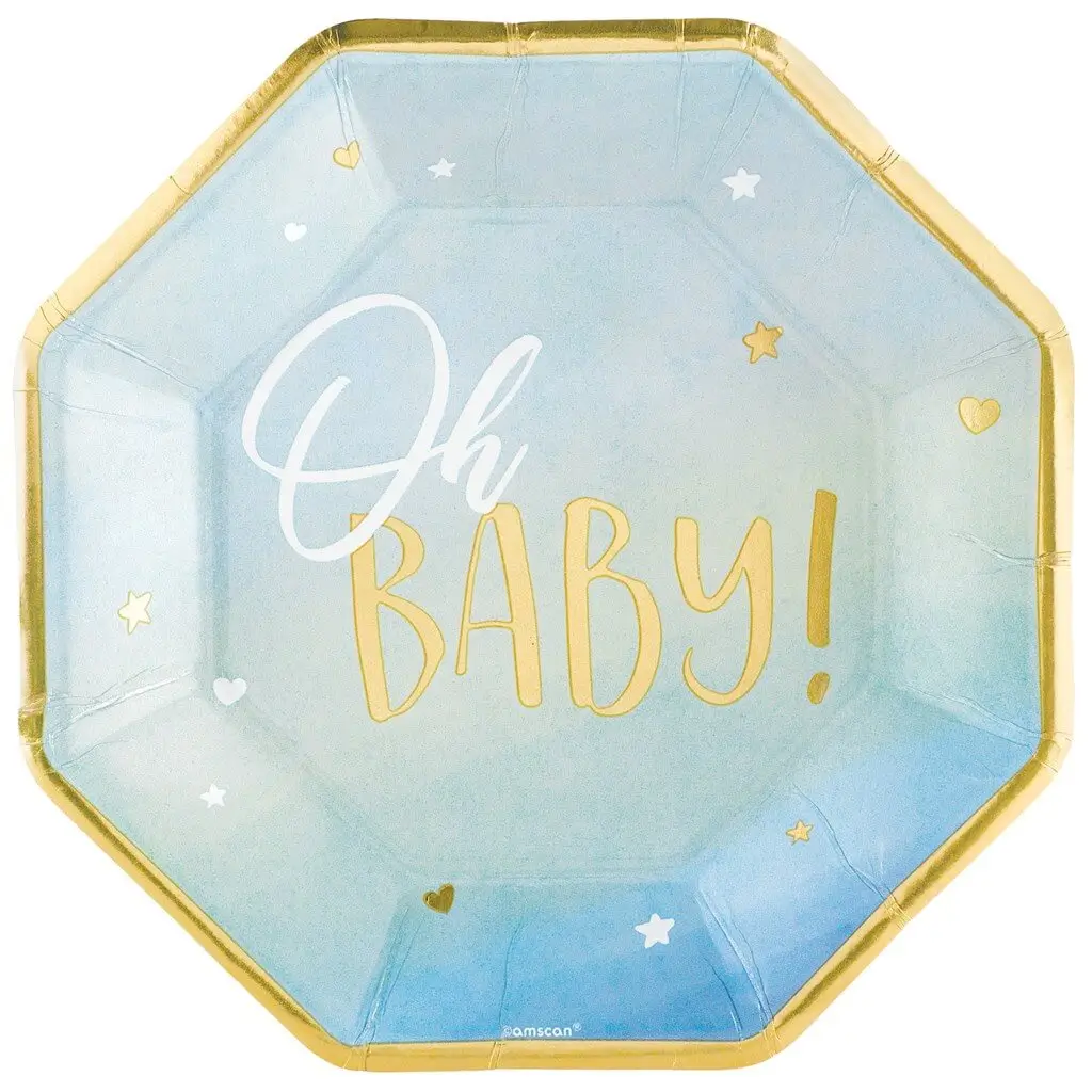 Oh Baby Boy paper plate (Set of 8)