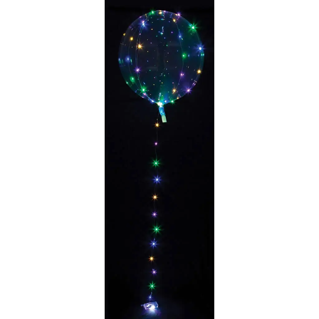 Multicolour LED light balloon ø40cm