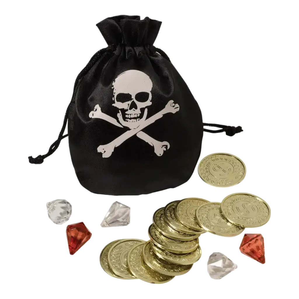 Accessories Pirate purse coins and diamonds