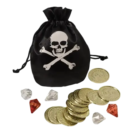 Accessories Pirate purse coins and diamonds