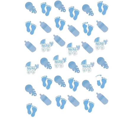 Garland decoration Baby Shower Boy (Set of 6)