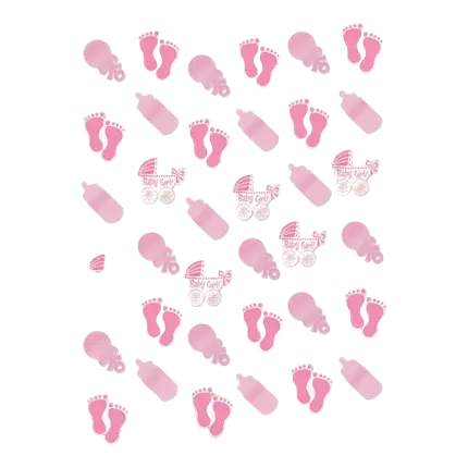 Baby Shower Girl Garland Decoration (Set of 6)